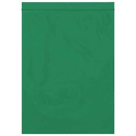 Bsc Preferred 9 x 12'' - 2 Mil Green Reclosable Poly Bags, 1000PK BUY03998243
